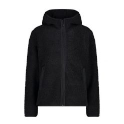 Bluza damska turystyczna CMP 34P0656. Czarne bluzy z kapturem CMP, s, bez wzorów, z polaru, bez kaptura, trekkingowe. Za 319.99 zł.