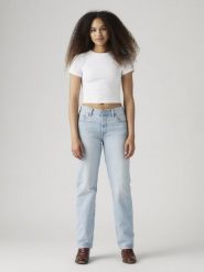 Levi's Dżinsy "501 '90S" - Mom fit - w kolorze błękitnym rozmiar: W28/L32. Niebieskie jeansy Levi's, l, z aplikacjami, z bawełny, klasyczne, z podwyższonym stanem. Za 228.38 zł.