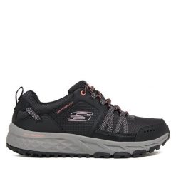 Trekkingi Skechers. Czarne buty sportowe lifestyle Skechers, bez wzorów, sportowe, bez zapięcia. Za 319.99 zł.
