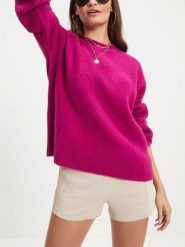 LA Angels Sweter w kolorze różowym rozmiar: XL. Różowe swetry LA Angels, xl, bez wzorów, z bawełny, bez ramiączek. Za 176.08 zł.