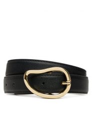 Pieces Pasek Damski Pcsigne Jeans Belt 17156585 Czarny. Czarne paski Pieces, bez wzorów, z jeansu. Za 59.99 zł.
