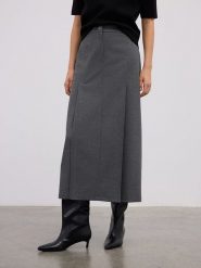 BGN Spódnica w kolorze antracytowym rozmiar: 40. Czarne spódnice BGN, na co dzień, bez wzorów, midi, proste. Za 117.45 zł.