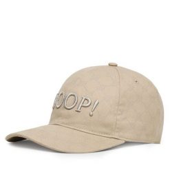 Czapka z daszkiem JOOP!. Brązowe czapki z daszkiem Joop!, bez wzorów. Za 249.99 zł.