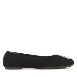 Baleriny Tory Burch. Czarne baleriny Tory Burch, bez wzorów, bez obcasa, bez zapięcia. Za 759.99 zł.