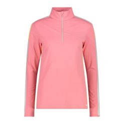 Polar softech damski CMP. Czerwone bluzy z polaru CMP, bez wzorów, z polaru, narciarskie. Za 290.50 zł.