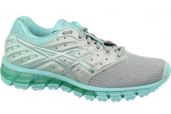 Buty do biegania damskie, Asics Gel-Quantum 180 2 MX. Szare buty do biegania ASICS, bez wzorów, z materiału, bez zapięcia, do biegania. Za 299.99 zł.
