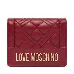 Portfel LOVE MOSCHINO. Czerwone portfele Love Moschino, bez wzorów. Za 399.99 zł.