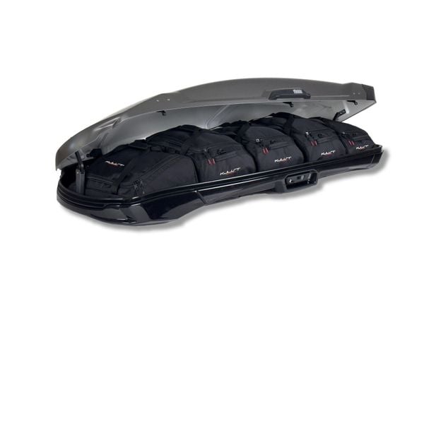 Torby Do Boksu Dachowego Thule Vector Alpine 5Szt Kjust. Czarne torby podróżne KJUST, bez wzorów. Za 999.00 zł.