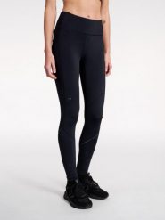 Damskie legginsy Newline Race. Czarne legginsy Newline, bez wzorów, z materiału, eleganckie. Za 159.00 zł.