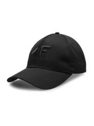 4F Czapka z daszkiem 4FSS23ACABF116 Czarny. Czarne czapki z daszkiem 4f, bez wzorów, z materiału. Za 39.99 zł.