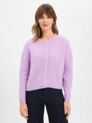 American vintage Damski kardigan z wełną i alpaką - Vitow Kobiety drobna dzianina lila jednolity, L. Swetry American Vintage, l, bez wzorów, z dzianiny, vintage, bez ramiączek. Za 799.95 zł.