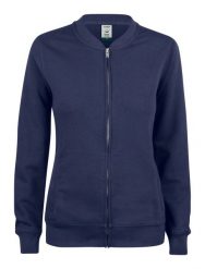 Clique Premium OC Kardigan damski z bawełny organicznej – dark navy. Niebieskie swetry CLIQUE, s, bez wzorów, z bawełny, bez ramiączek. Za 268.49 zł.