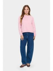 SAINT TROPEZ Bluza w kolorze jasnoróżowym rozmiar: M. Różowe bluzy Saint Tropez, m, bez wzorów, z bawełny, bez ramiączek, bez kaptura. Za 86.99 zł.