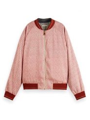 Scotch & Soda Kurtka w kolorze czerwonym rozmiar: S. Czerwone kurtki Scotch & Soda, s, bez wzorów, prążkowane, bez kaptura. Za 254.87 zł.