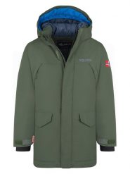 Trollkids Parka "Harstad" w kolorze zielonym rozmiar: 98. Zielone płaszcze Trollkids, m, bez wzorów, bez kaptura. Za 263.53 zł.