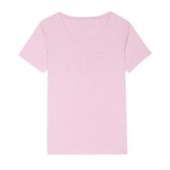 Koszulka Damska 4F. Czerwone t-shirty sportowe 4f, bez wzorów, bez ramiączek. Za 83.99 zł.