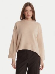 Marella Sweter Amelia 2523366305 Écru Loose Fit. Swetry Marella, xxl, bez wzorów, z wełny, bez ramiączek. Za 1,089.00 zł.