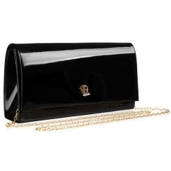 Lakierowana kopertówka Rovicky R-XS023 czarna. Czarne kopertówki ROVICKY, bez wzorów, z lakierowanej skóry, eleganckie, lakierowane, bez dodatków. Za 49.99 zł.