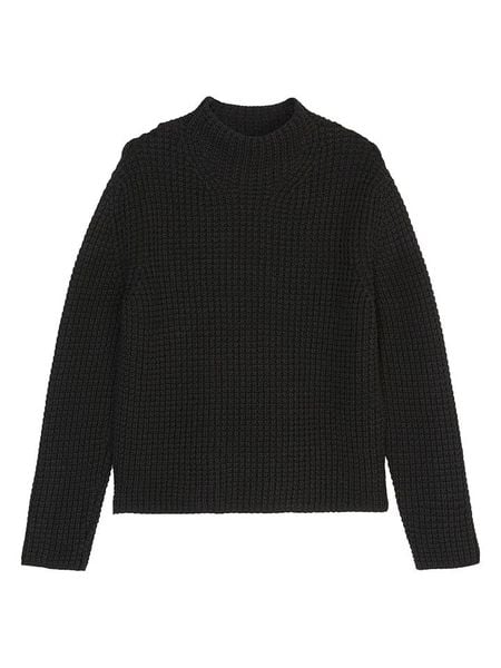 Marc O´Polo Sweter w kolorze czarnym rozmiar: L. Czarne swetry l, bez wzorów, z bawełny, bez ramiączek. Za 176.08 zł.