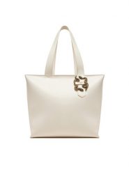 Just Cavalli Torebka Iconic Snakes 78RA4BA5 ZSA89 Biały. Białe torebki klasyczne Just Cavalli, bez wzorów, ze skóry, bez dodatków. Za 559.99 zł.