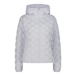 Damska kurtka z kapturem CMP. Białe kurtki narciarskie CMP, na zimę, bez wzorów, z puchu, z kapturem, narciarskie. Za 699.00 zł.
