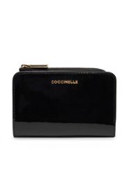 Coccinelle Duży Portfel Damski E2 SXC 11 D1 01 Czarny. Czarne portfele Coccinelle, bez wzorów, ze skóry. Za 419.99 zł.