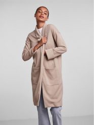 Pieces Płaszcz przejściowy 17090175 Beżowy Regular Fit. Brązowe płaszcze Pieces, l, bez wzorów, z syntetyku, bez kaptura. Za 109.99 zł.