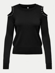 ONLY Sweter Gila 15339512 Czarny Regular Fit. Czarne swetry ONLY, xs, bez wzorów, z syntetyku, bez ramiączek. Za 99.99 zł.