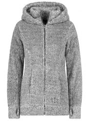 Sublevel Kurtka polarowa w kolorze szarym rozmiar: M. Szare kurtki Sublevel, m, bez wzorów, z polaru, bez kaptura. Za 122.38 zł.