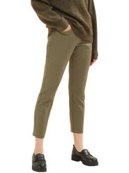 Tom Tailor Spodnie w kolorze khaki rozmiar: W36/L28. Brązowe spodnie materiałowe Tom Tailor, bez wzorów, z materiału. Za 57.06 zł.