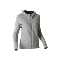 Bluza na zamek z kapturem Gym & Pilates Free Move 540 damska. Bluzy marki DOMYOS. W wyprzedaży za 74.99 zł.