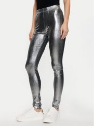 Karen by Simonsen Legginsy Regitze 10105220 Srebrny Slim Fit. Szare legginsy Karen by Simonsen, bez wzorów, z syntetyku. Za 149.99 zł.