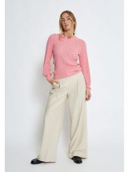Peppercorn Sweter w kolorze jasnoróżowym rozmiar: S. Różowe swetry Peppercorn, s, bez wzorów, ze splotem, bez ramiączek. Za 184.95 zł.