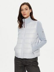 Tommy Hilfiger Kurtka przejściowa WW0WW43771 Błękitny Regular Fit. Niebieskie kurtki Tommy Hilfiger, xs, bez wzorów, z syntetyku, bez kaptura. Za 999.99 zł.