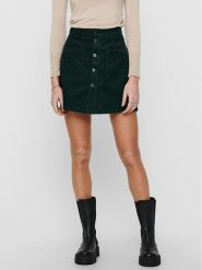 JDY Spódnica trapezowa 15220695 Zielony Regular Fit. Zielone spódnice JDY, m, bez wzorów, z bawełny, trapezowe. Za 89.99 zł.