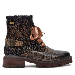 Botki Laura Vita. Brązowe botki LAURA VITA, bez wzorów, bez obcasa, na płaskiej podeszwie, bez zapięcia. Za 399.99 zł.