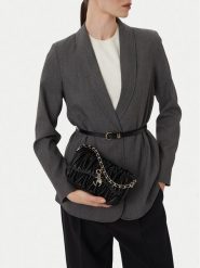 Eva Minge Torebka EO-KY-356 Czarny. Czarne listonoszki Eva Minge, bez wzorów, ze skóry, bez dodatków. Za 229.99 zł.