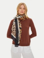 Guess Chusta AW5227 SIL30 Brązowy. Brązowe chusty Guess, z aplikacjami, z materiału. Za 269.99 zł.