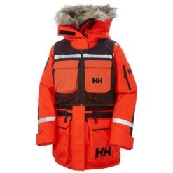 Parka dla kobiet Helly Hansen Arctic Patrol Mod 2.0. Brązowe płaszcze Helly Hansen, na zimę, bez wzorów, bez kaptura. W wyprzedaży za 6,685.00 zł.