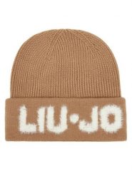 Liu Jo Czapka 2F5059 M0300 Beżowy. Brązowe czapki zimowe Liu Jo, bez wzorów, z materiału. Za 219.99 zł.