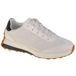 Buty sportowe Sneakersy damskie, Skechers Gusto - Wind-O. Białe buty sportowe lifestyle Skechers, bez wzorów, bez zapięcia, trekkingowe. Za 359.99 zł.