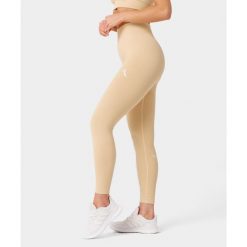 Legginsy fitness damskie Carpatree Rib bezszwowe. Żółte legginsy Carpatree, bez wzorów, sportowe. W wyprzedaży za 182.74 zł.