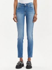 Tommy Jeans Jeansy Sophie DW0DW17584 Niebieski Skinny Fit. Niebieskie jeansy Tommy Jeans, bez wzorów, z bawełny. Za 259.99 zł.