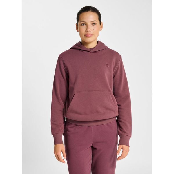 Bluza damska z kapturem Hummel Pulse. Czerwone bluzy Hummel, na zimę, bez wzorów, z dresówki, bez ramiączek, z kapturem. Za 207.00 zł.