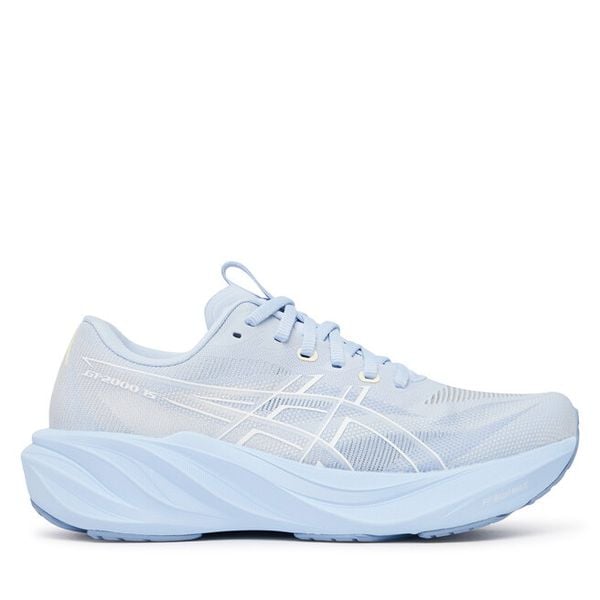 Buty do biegania Asics. Niebieskie buty do biegania ASICS, bez wzorów, bez zapięcia, do biegania. Za 659.99 zł.