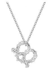 Glanzstücke München Srebrny naszyjnik z zawieszką - dł. 40 cm rozmiar: onesize. Szare naszyjniki Glanzstücke München, z materiału, srebrne. Za 82.99 zł.