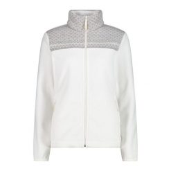 Bluza damska turystyczna CMP 34J0486. Białe bluzy CMP, l, bez wzorów, bez kaptura. Za 382.50 zł.