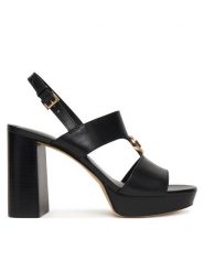 MICHAEL Michael Kors Sandały Erin Platform 40S6ERHS1L Czarny. Czarne kozaki MICHAEL Michael Kors, bez wzorów, ze skóry, bez obcasa, na słupku, bez zapięcia. Za 739.99 zł.