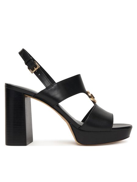 MICHAEL Michael Kors Sandały Erin Platform 40S6ERHS1L Czarny. Czarne kozaki MICHAEL Michael Kors, bez wzorów, ze skóry, bez obcasa, na słupku, bez zapięcia. Za 665.99 zł.