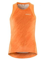 Craft Top kolarski "Core Endur Sing" w kolorze pomarańczowym rozmiar: L. Pomarańczowe topy Craft, l, bez wzorów, bez kołnierzyka, bez ramiączek. Za 119.95 zł.